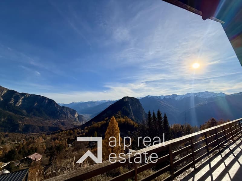 Charmant 2.5 pièces neuf avec vue exceptionnelle sur les montagnes (6)
