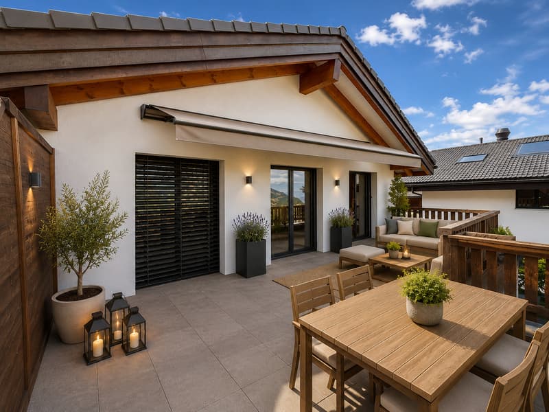 Magnifique attique avec terrasse et vue panoramique (4)