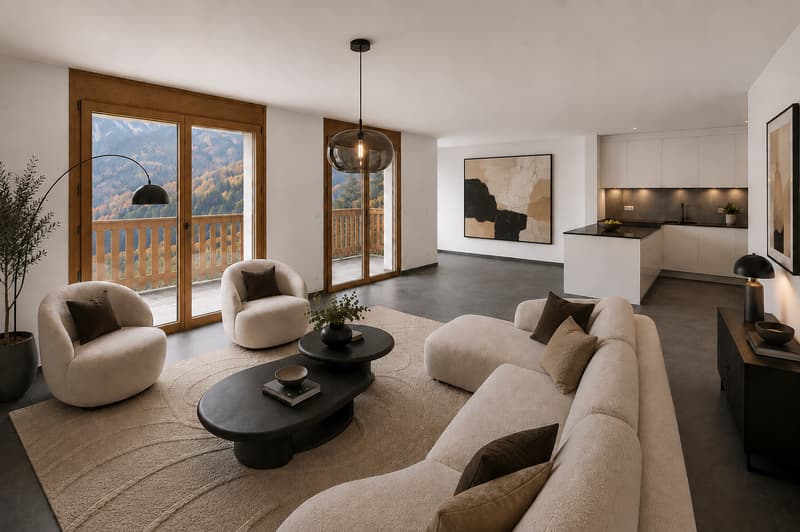 Magnifique appartement avec terrasse et vue panoramique (6)
