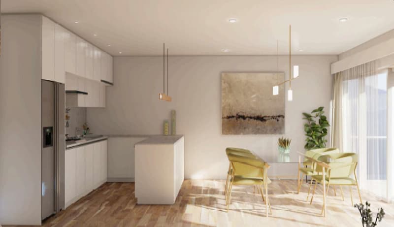 Nouvel attique de 4.5 pièces sur plan avec terrasse - Les Terrasses à Willy (4)