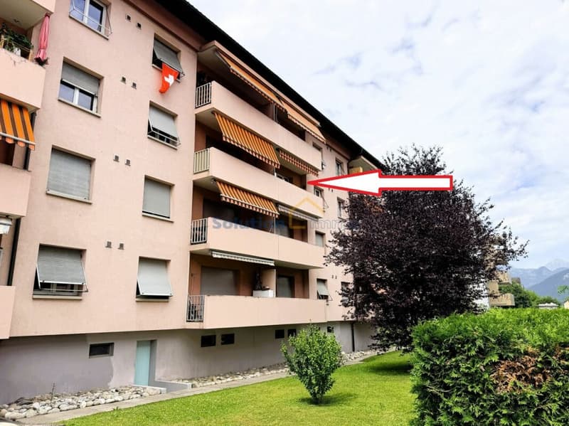 Bel appartement de 3,5 pièces, balcon, ascenseur (2)