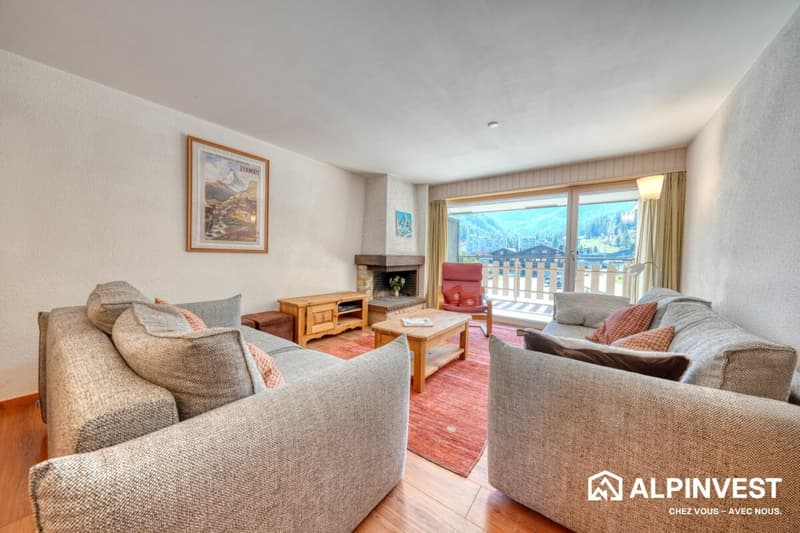 Appartement 3,5 pièces avec balcon traversant - Les Dents-Rousses, Siviez (3)