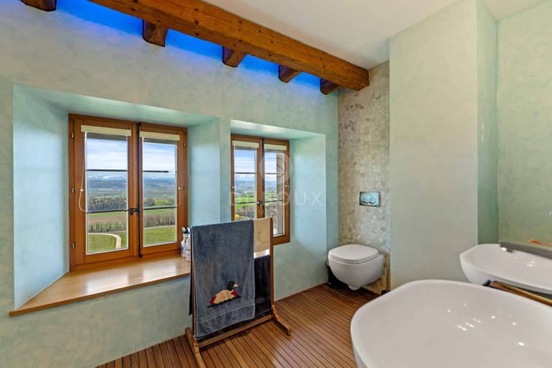 MAGNIFIQUE FERME RÉNOVÉE AVEC VUE IMPRENABLE SUR LE PLATEAU VAUDOIS (7)