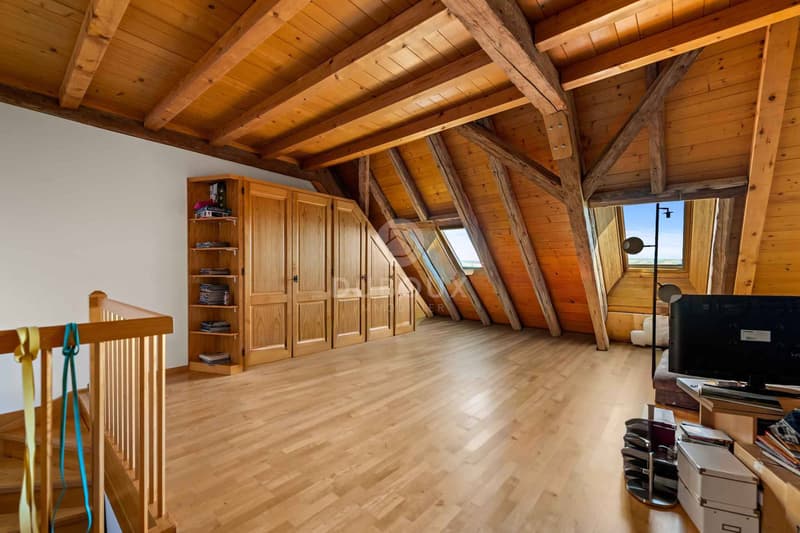 MAGNIFIQUE FERME RÉNOVÉE AVEC VUE IMPRENABLE SUR LE PLATEAU VAUDOIS (13)