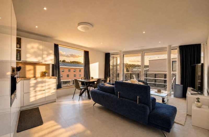 SUPERBE 2.5 PIÈCES RÉCENT AVEC BALCON COUVERT (1)