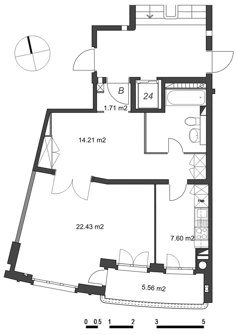 Appartement de 1.5 pièces - Avenue Louis-Ruchonnet 24, Lausanne (10)