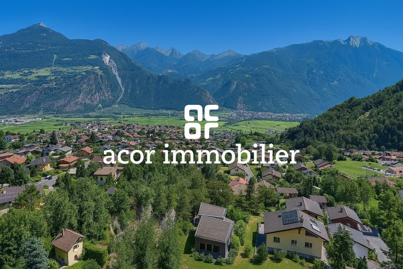 Parcelle constructible de 1'495 m² à Chamoson (Grugnay)