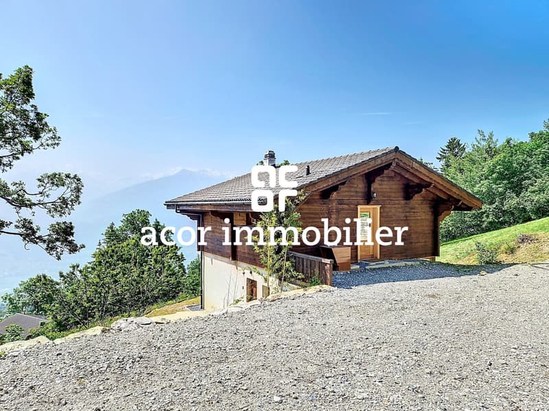 Chalet rénové avec vue et tranquillité à Arbaz! (5)