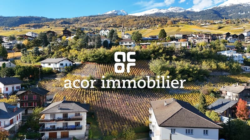 Magnifiques parcelles à vendre à Sierre - Situation privilégiée (3)