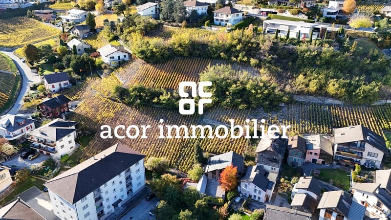 Magnifiques parcelles à vendre à Sierre - Situation privilégiée (4)