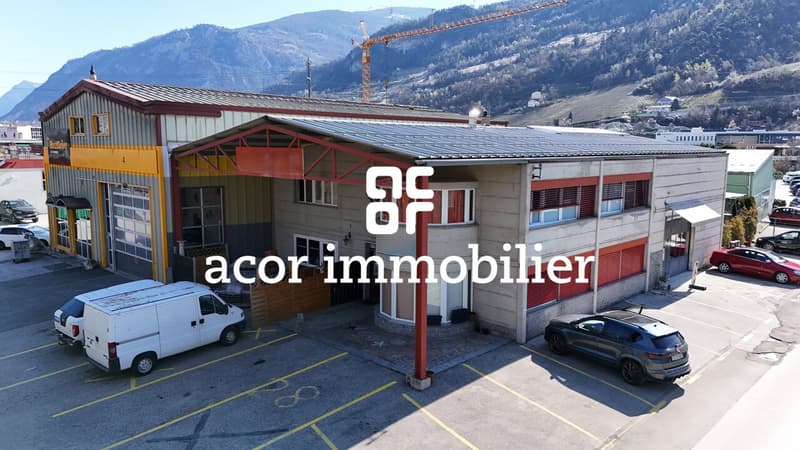 Halle industrielle avec surfaces commerciales à Sion! (2)