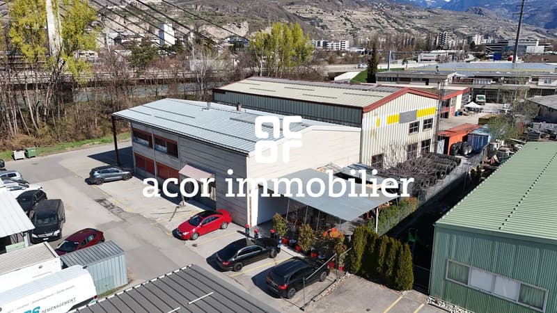 Halle industrielle avec surfaces commerciales à Sion! (3)