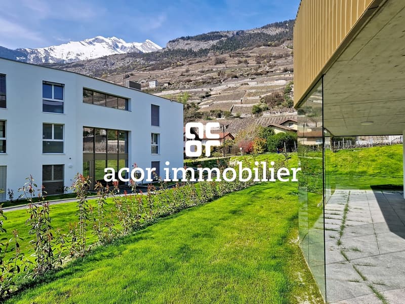 Magnifique 4.5 pièces neuf avec terrasse et jardin à Vétroz! (5)