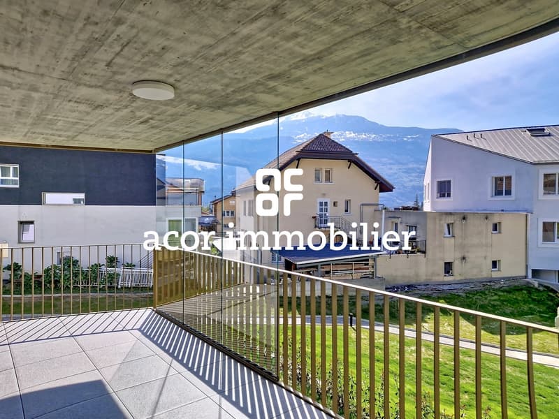Magnifique 3.5 pièces neuf avec balcon à Vétroz! (5)