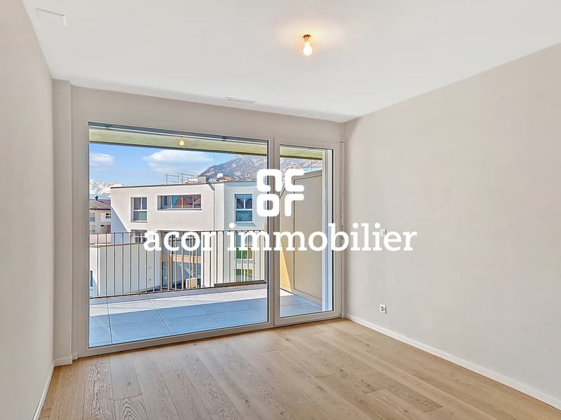 Magnifique 3.5 pièces neuf avec balcon à Vétroz! (3)