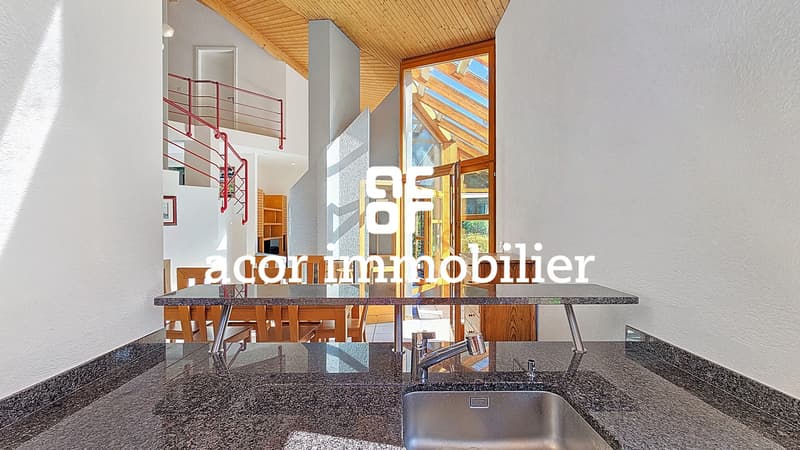 Villa d'architecte 6,5 pces aux volumes spectaculaires ! (6)