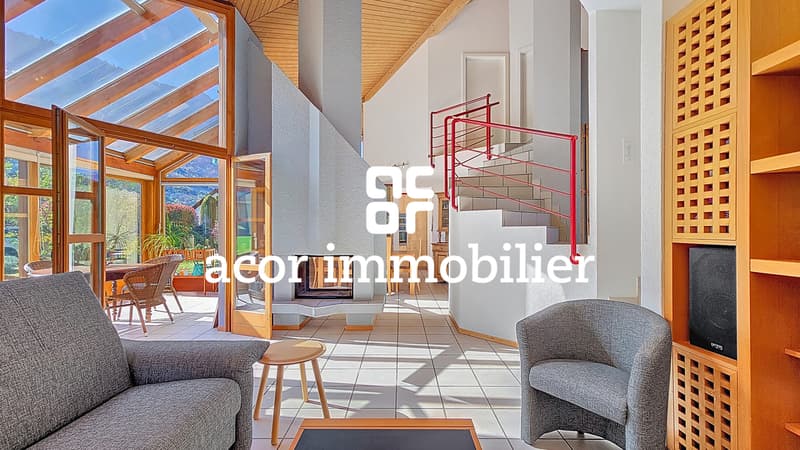 Villa d'architecte 6,5 pces aux volumes spectaculaires ! (2)