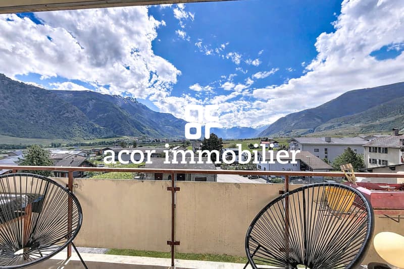 Appartement 3.5 pièces avec double balcon à St-Pierre-de-Clages (5)