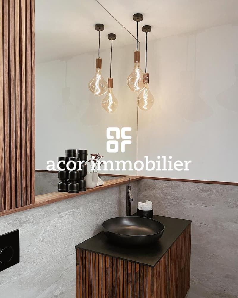 À louer - Superbe appartement 3.5 pièces meublé avec grande terrasse (12)