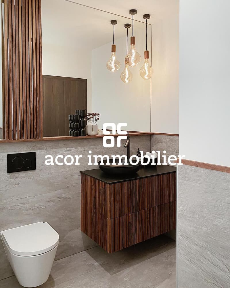 À louer - Superbe appartement 3.5 pièces meublé avec grande terrasse (8)