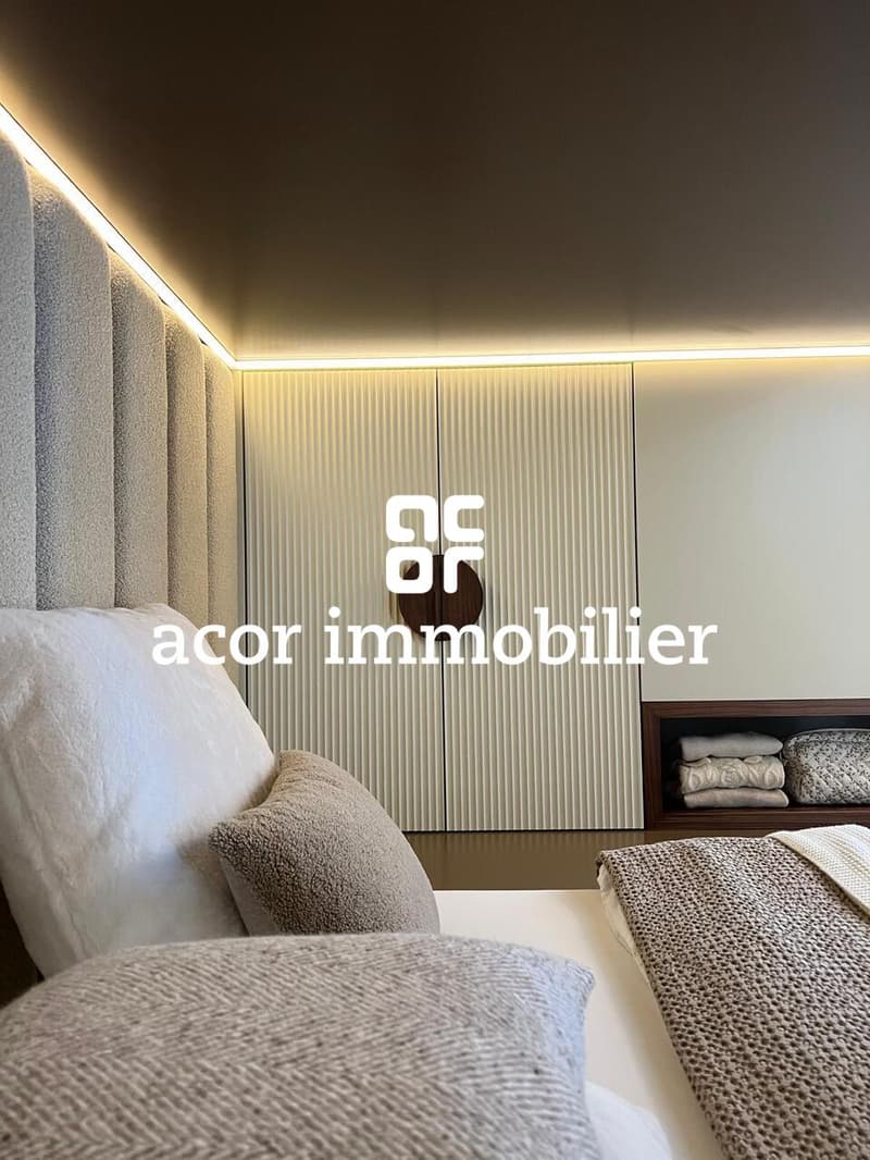 À louer - Superbe appartement 3.5 pièces meublé avec grande terrasse (5)