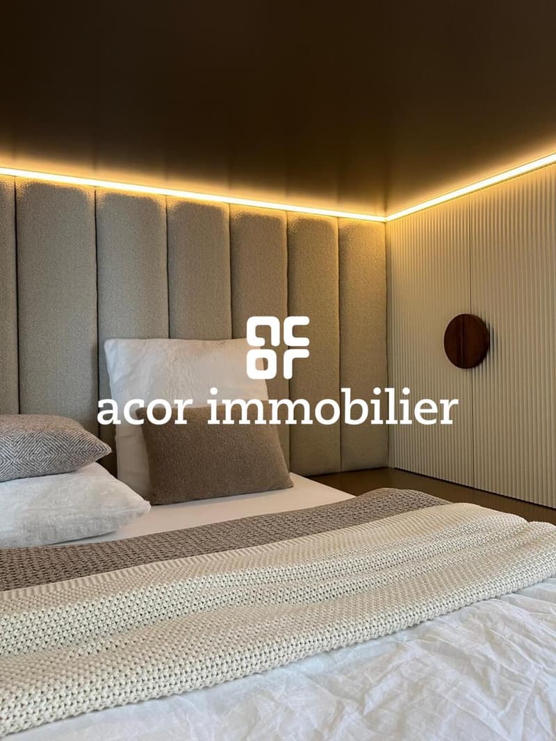 À louer - Superbe appartement 3.5 pièces meublé avec grande terrasse (6)