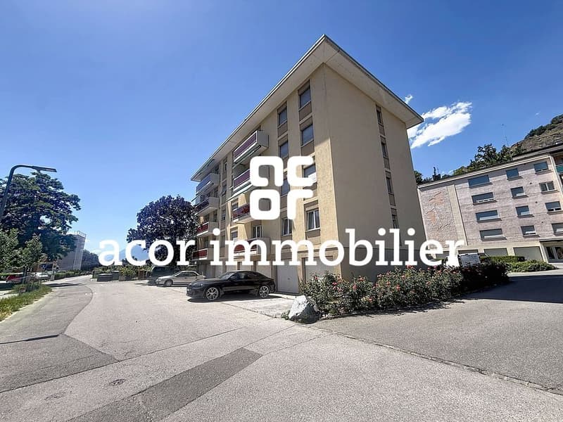 Sion - Quartier résidentiel - Appartement 4.5 pièces rénové (5)