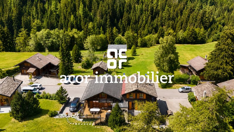Chalet de caractère à réinventer dans un cadre alpin exceptionnel (8)