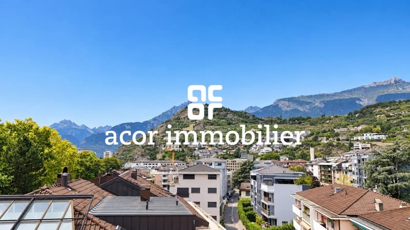 SION CENTRE - ATTIQUE NEUF - 3,5 PCES - 107 M² - TERRASSE (1)