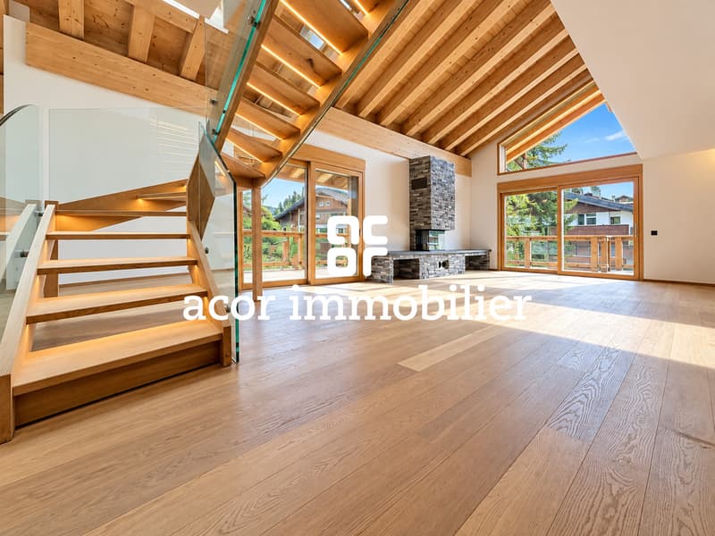 CRANS - DUPLEX NEUF DE 282 M² - RÉSIDENCE PREMIUM AVEC SPA & WELLNESS (7)