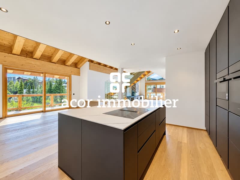 CRANS - DUPLEX NEUF DE 282 M² - RÉSIDENCE PREMIUM AVEC SPA & WELLNESS (8)