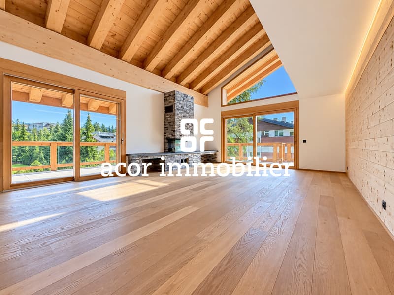 CRANS - DUPLEX NEUF DE 282 M² - RÉSIDENCE PREMIUM AVEC SPA & WELLNESS (5)