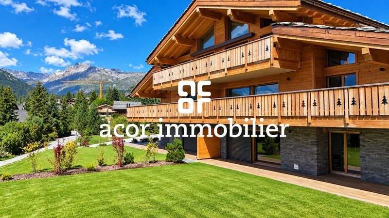 CRANS-MONTANA - 4,5 PIÈCES NEUF DE 223 M² - IMMENSE TERRASSE & JARDIN (2)