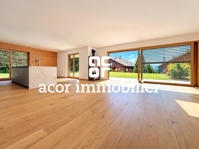 CRANS-MONTANA - 4,5 PIÈCES NEUF DE 223 M² - IMMENSE TERRASSE & JARDIN (8)