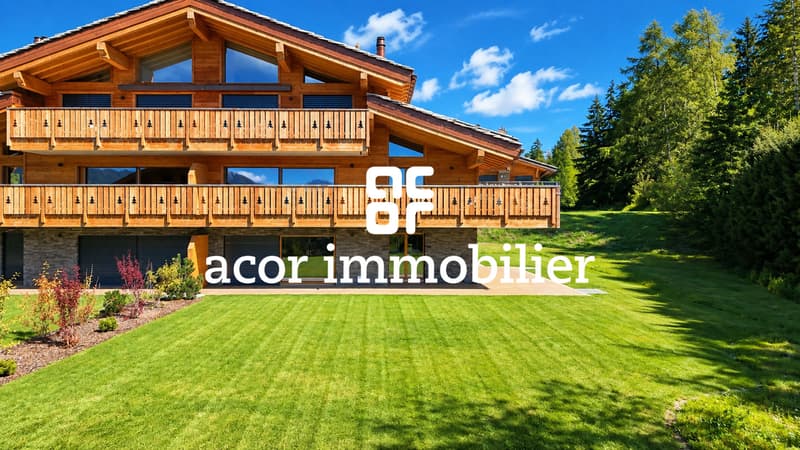 CRANS-MONTANA - 4,5 PIÈCES NEUF DE 223 M² - IMMENSE TERRASSE & JARDIN (3)