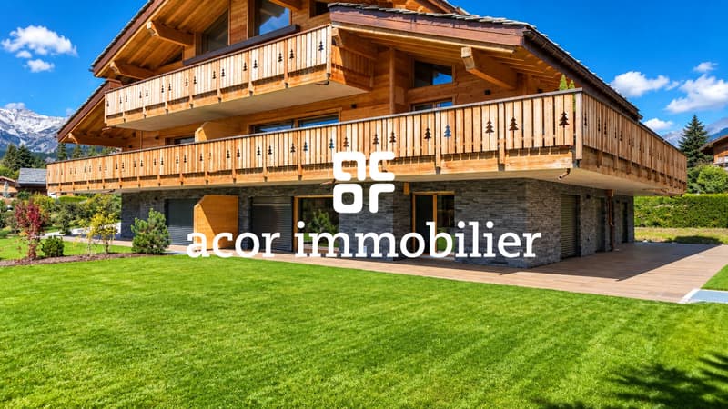 CRANS-MONTANA - 4,5 PIÈCES NEUF DE 223 M² - IMMENSE TERRASSE & JARDIN (1)