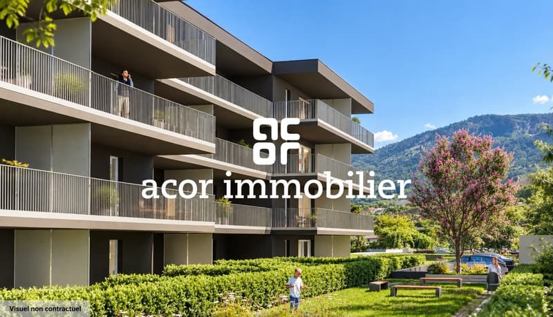 STEG - NEUF - ATTIQUE 4,5 PIÈCES - 116 M² - VUE DÉGAGÉE SUR LES ALPES (2)
