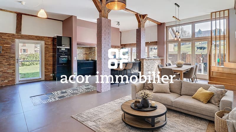Appartement en triplex de 6.5 pièces - Séjour/Cusine