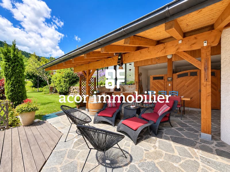 Villa familiale avec vue exceptionnelle & terrasse couverte à Chamoson (2)