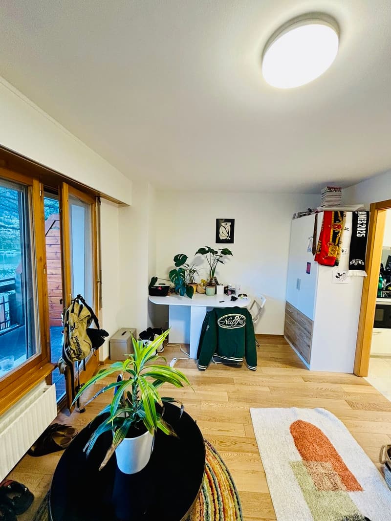 Très joli studio au centre de Crans à louer à l'année (4)