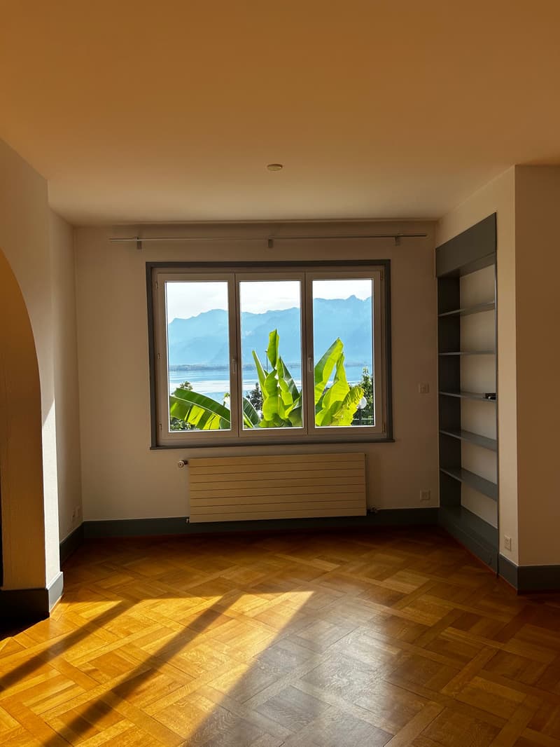 Spacieux appartement avec terrasse, jardin et vue panoramique sur le lac à Montreux (4)