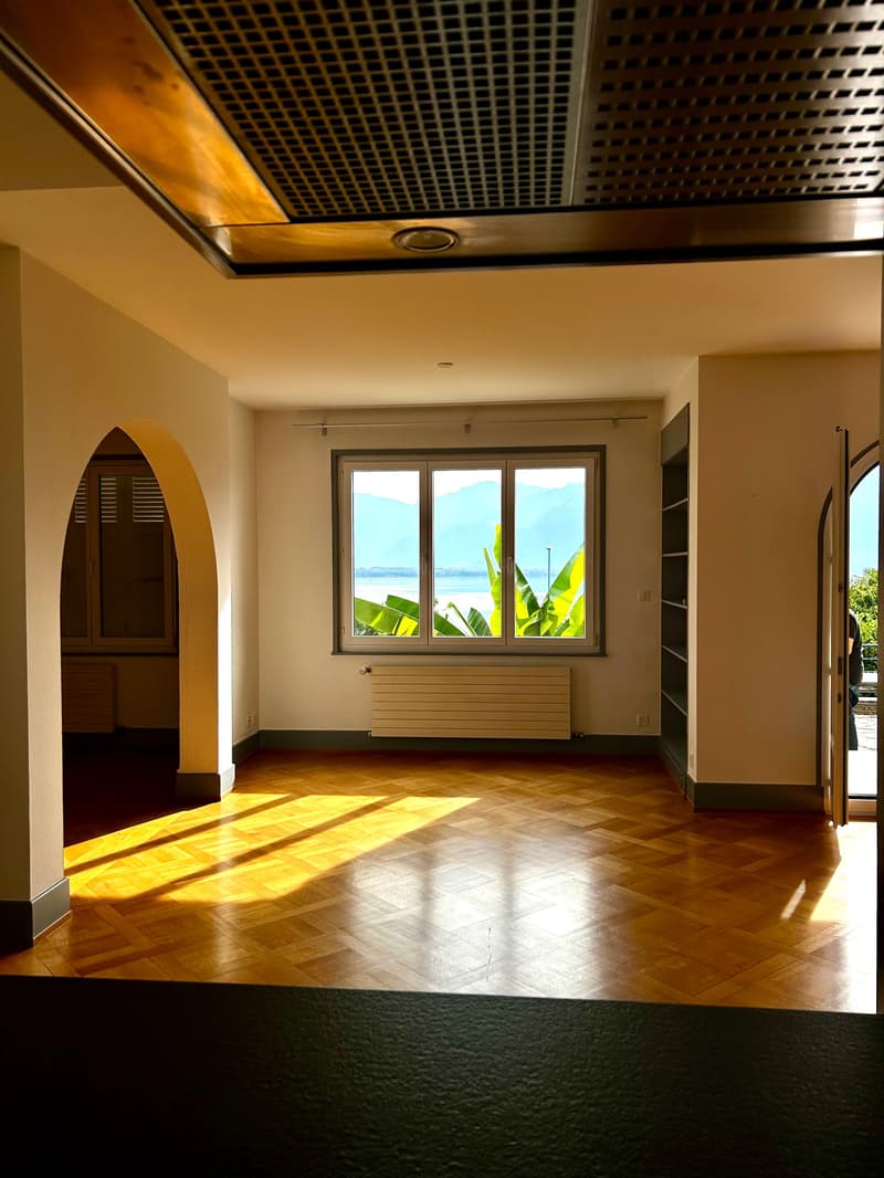 Spacieux appartement avec terrasse, jardin et vue panoramique sur le lac à Montreux (2)