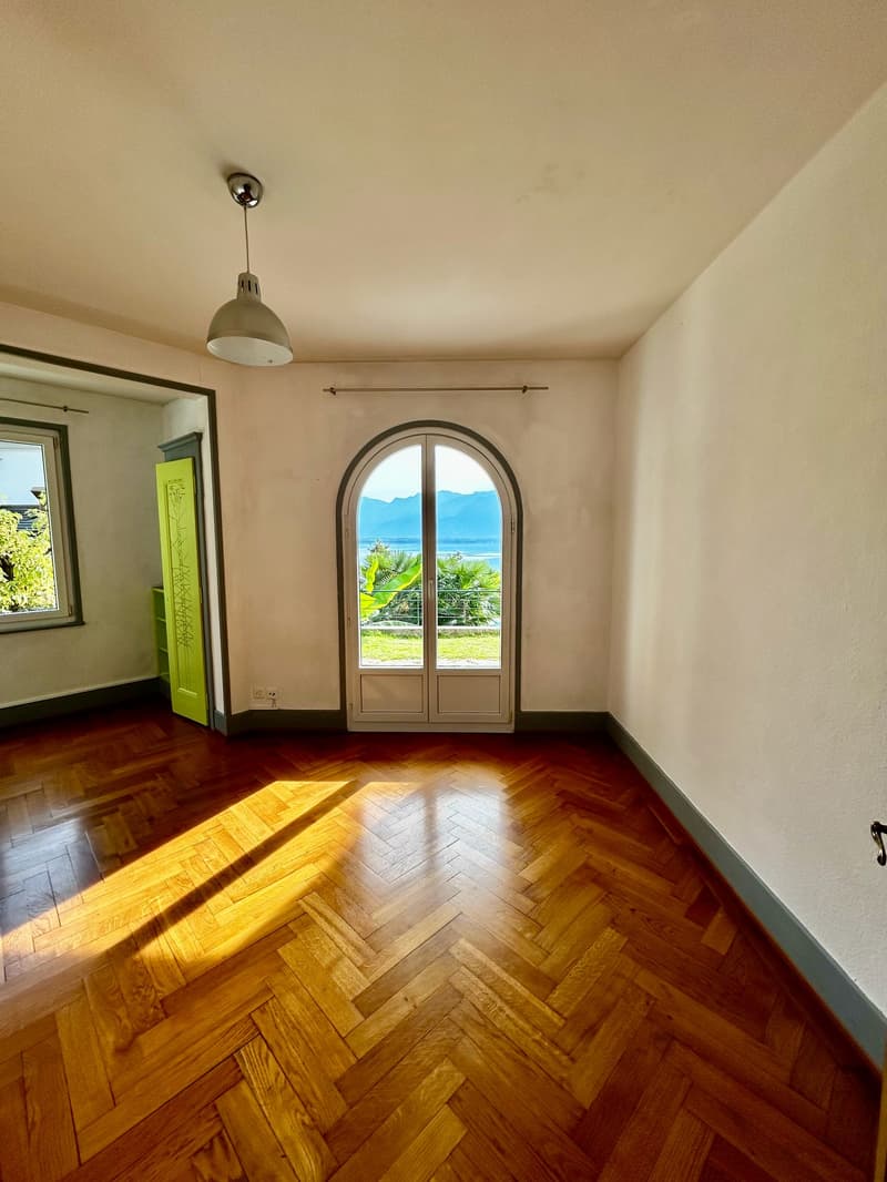 Spacieux appartement avec terrasse, jardin et vue panoramique sur le lac à Montreux (6)