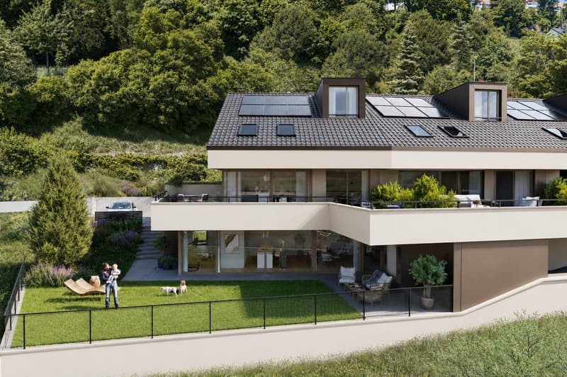 Magnifique villa accolée avec une vue imprenable sur le lac Léman (3)
