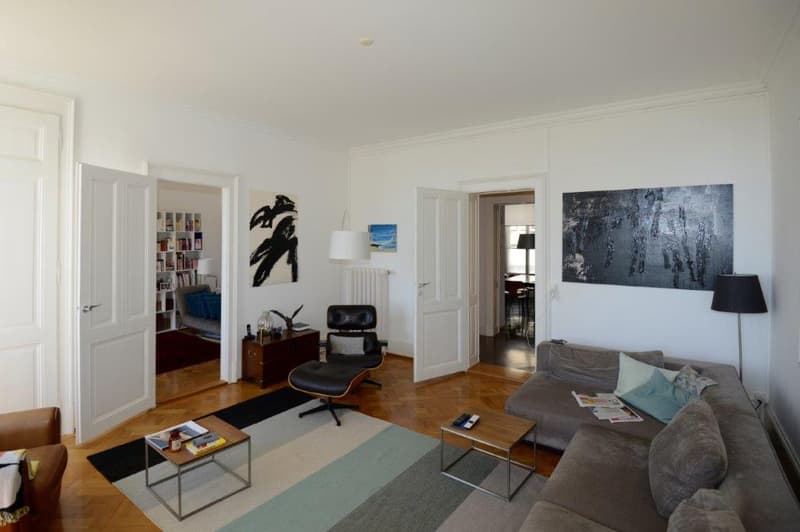 Magnifique duplex de 4,5 pièces avec vue et jardin à coeur de Lausanne (3)