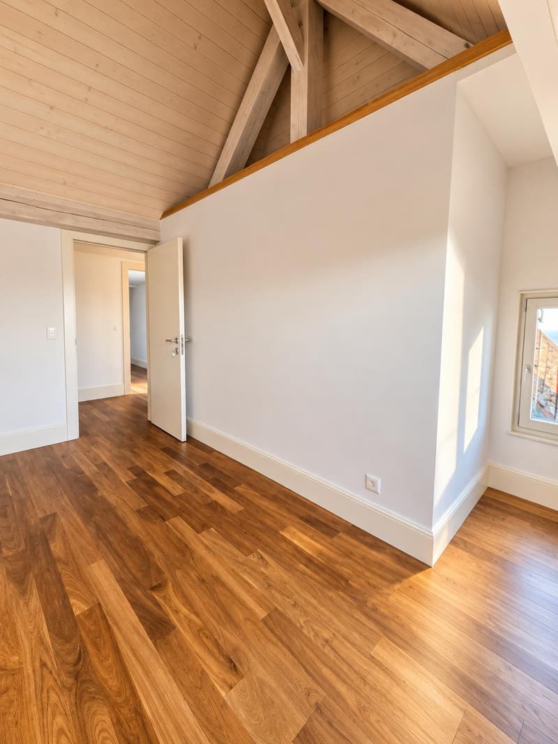 Magnifique duplex de 3 pièces au 2ème étage - Centre d'Avenches avec vue sur les arènes (8)