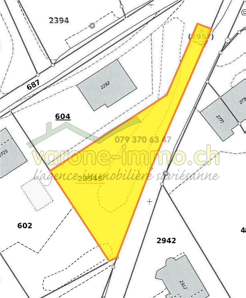 Plan de la parcelle