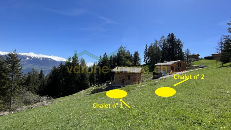 Implantation des chalets
