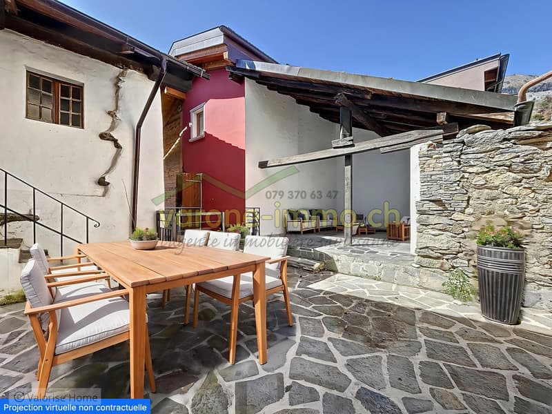 Terrasse - Projection virtuelle