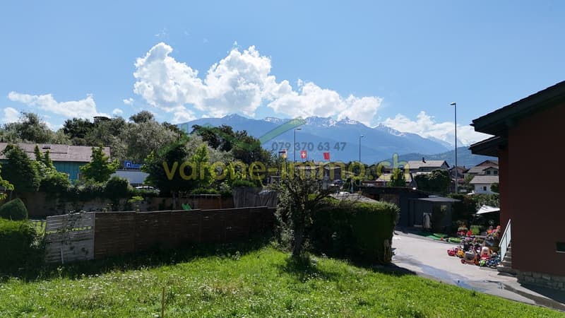 Vue sud-est des appartements sud du rez supérieur